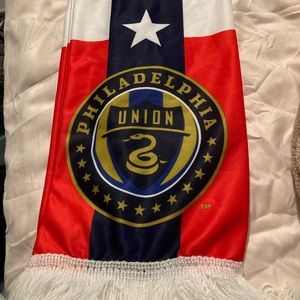 Philadelphia Union Red White and Blue Scarf